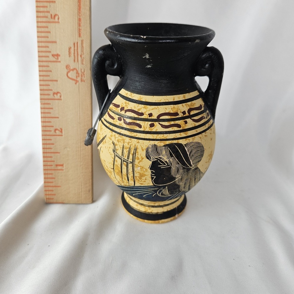 Handmade & Painted In Greece 430 BC Museum Replica ofPottery Vase Pitcher Urn